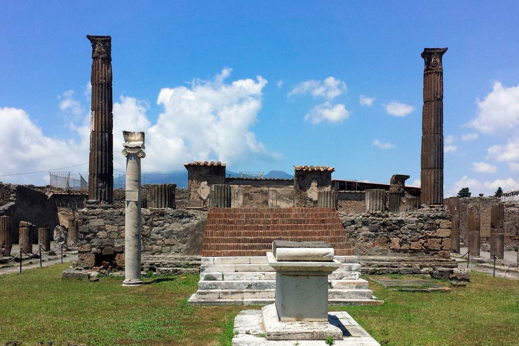 Ancient ruins in Pompeii